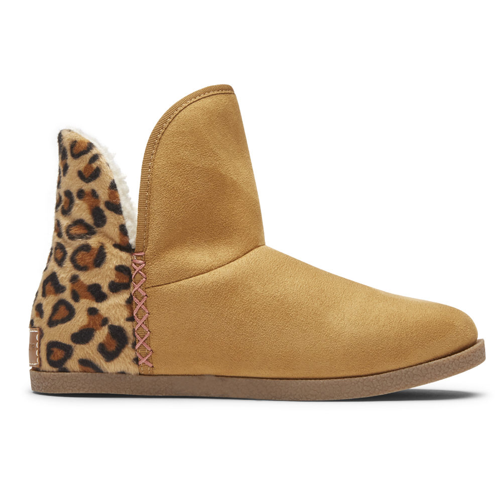 Botas Rockport Mulher Leopardo - Trutech Veda Slipper - 71329UJZA